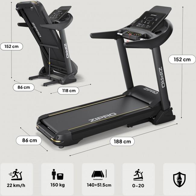 Электрическая беговая дорожка Zipro Pacemaker iConsole+