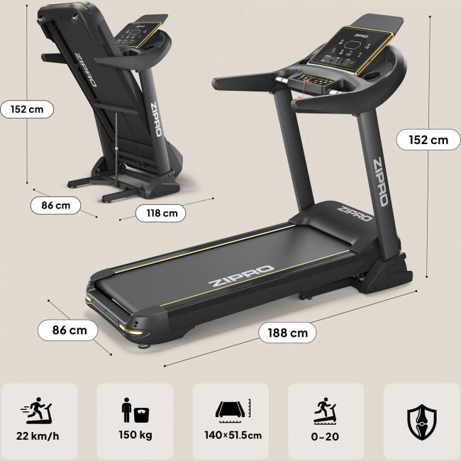 Электрическая беговая дорожка Zipro Pacemaker Gold iConsole+