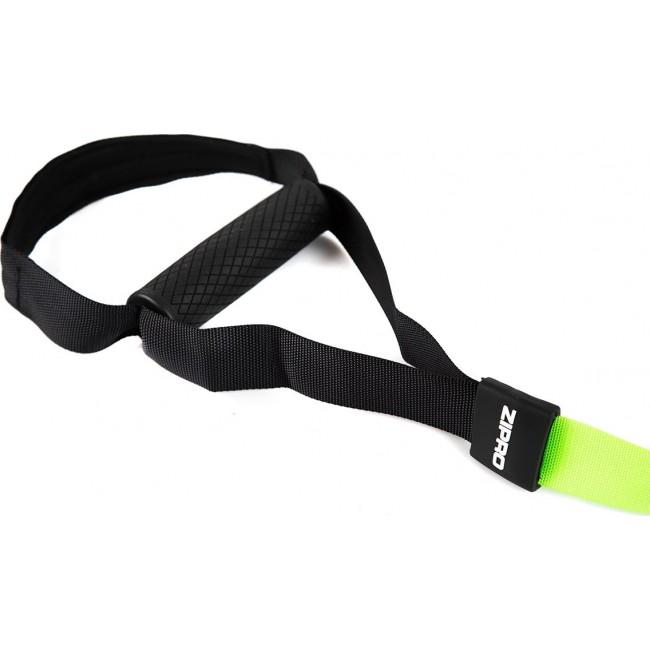 Тренировочные подвесные петли Zipro Flex (TRX), зеленые