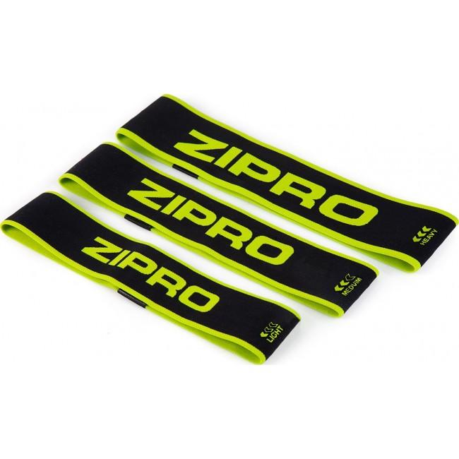 Набор фитнес резинок Zipro Mini Band, черный, 3 шт.
