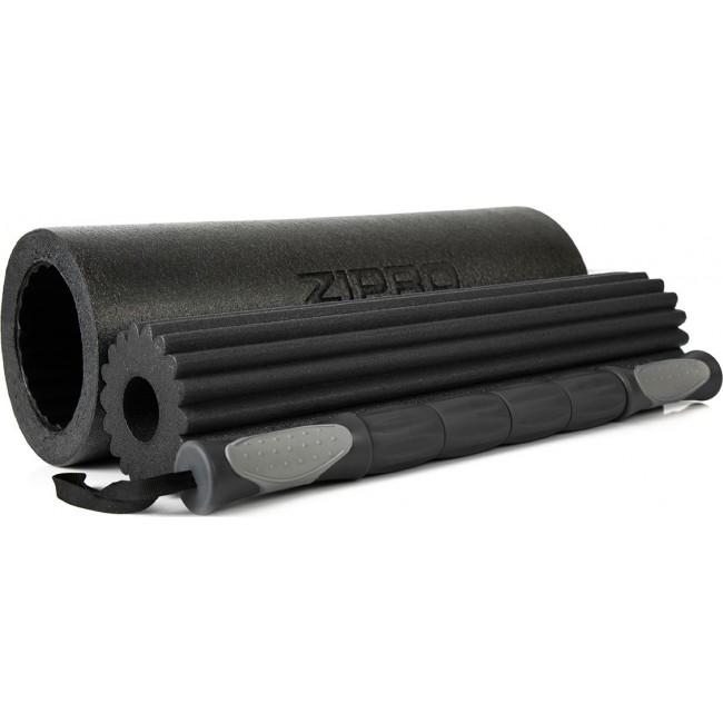 Массажный набор роликов Zipro Yoga Set, черный 3 шт