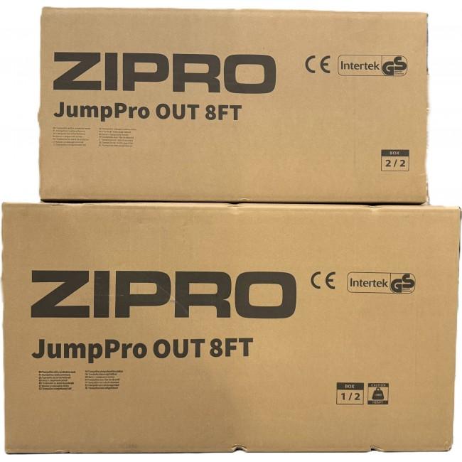 Батут Zipro Jump Pro OUT с внешней сеткой 8FT (252 см)