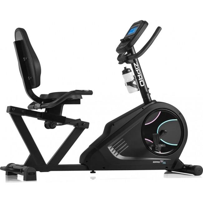 Электромагнитный горизонтальный велотренажер Zipro Glow WM iConsole+