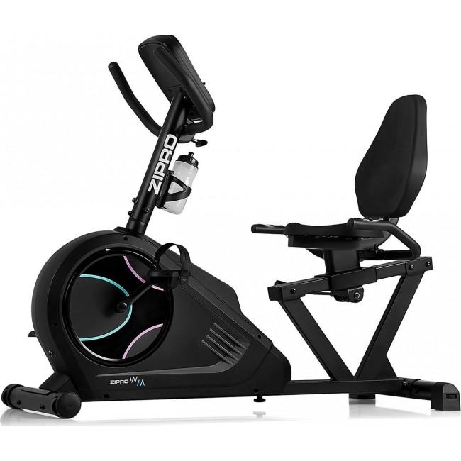 Электромагнитный горизонтальный велотренажер Zipro Glow WM iConsole+
